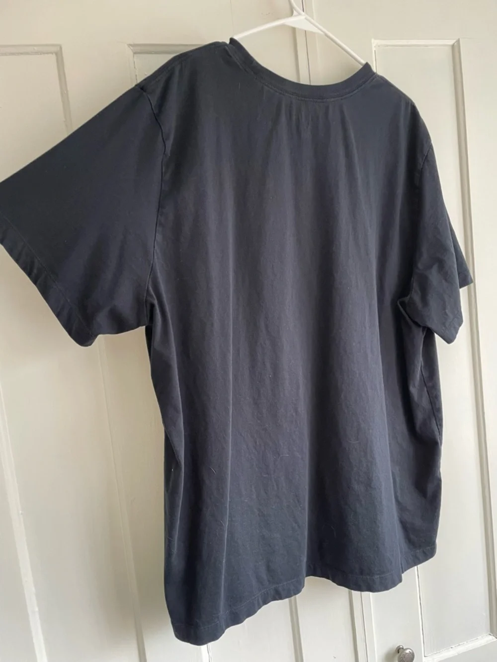 Nike Air Jordan Futura Wings T-shirt Rubberized Black Logo Mens 3XL Black Tee